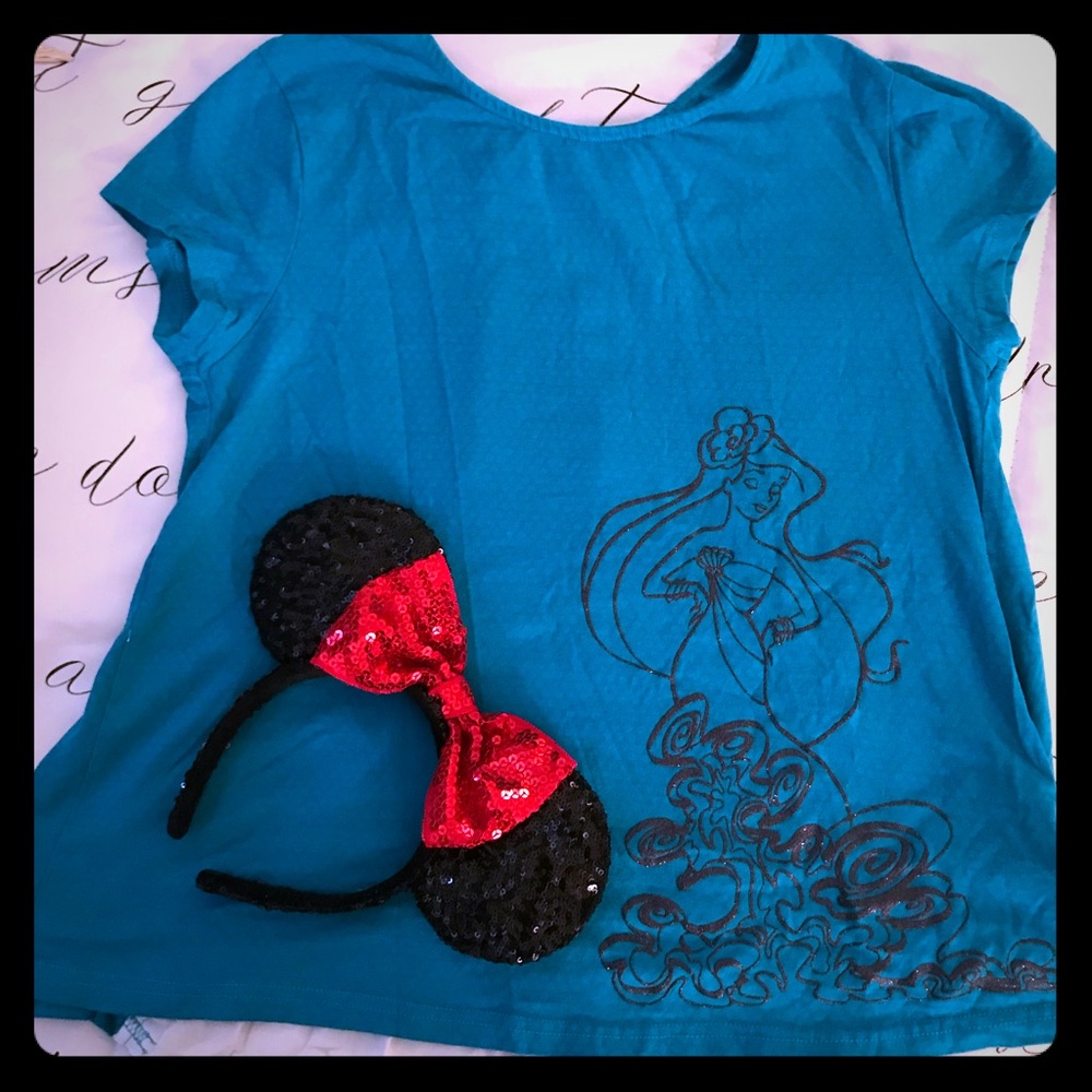 NWOT DISNEY 👑LITTLE MERMAID 👑couture top🧜🏻‍♀️